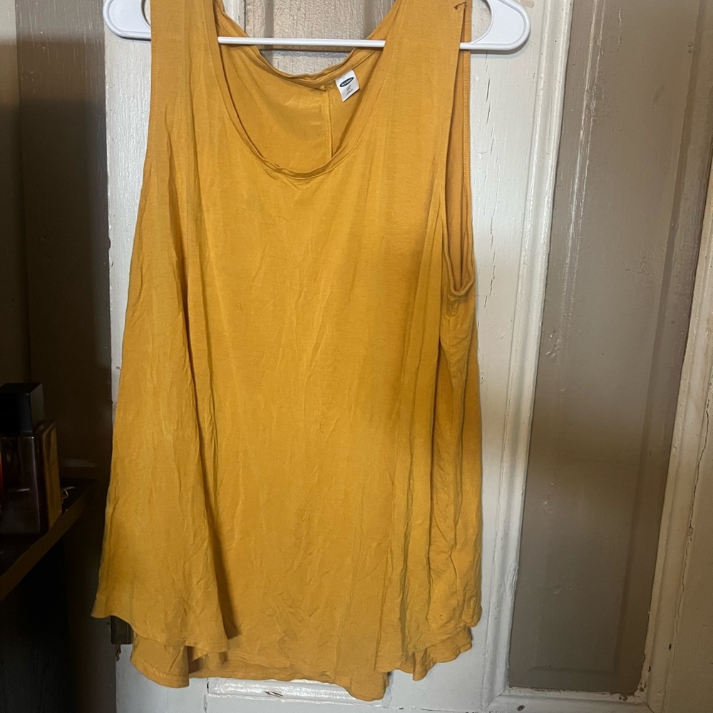 Old Navy Mustard Tank Top